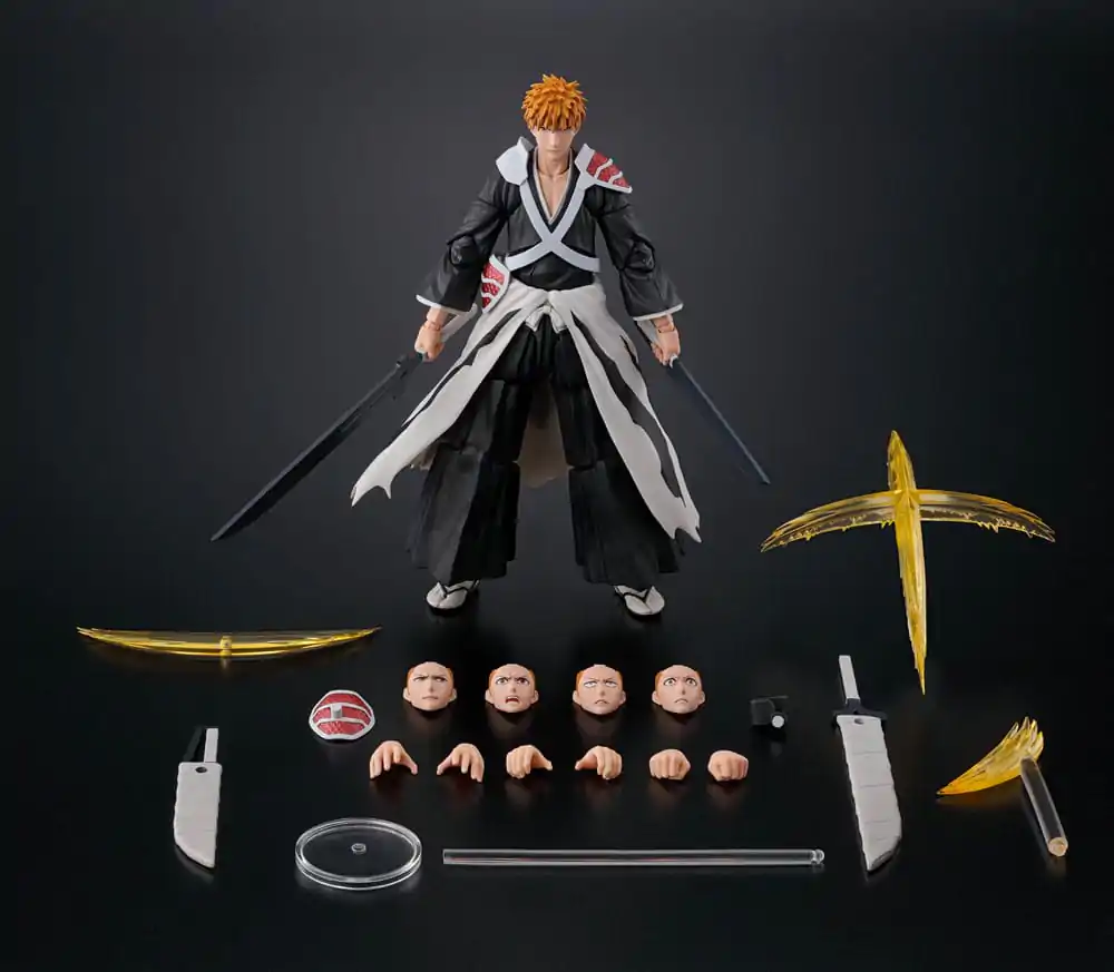 Bleach: Thousand-Year Blood War S.H. Figuarts akčná figúrka Ichigo Kurosaki Dual Zangetsu 16 cm termékfotó