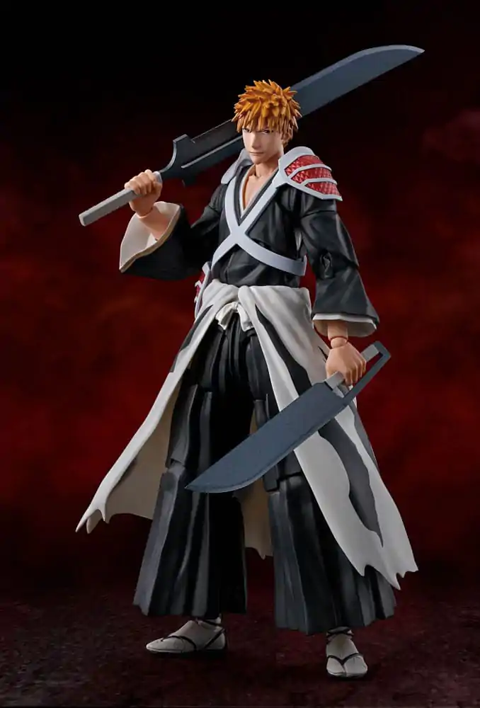 Bleach: Thousand-Year Blood War S.H. Figuarts akčná figúrka Ichigo Kurosaki Dual Zangetsu 16 cm termékfotó