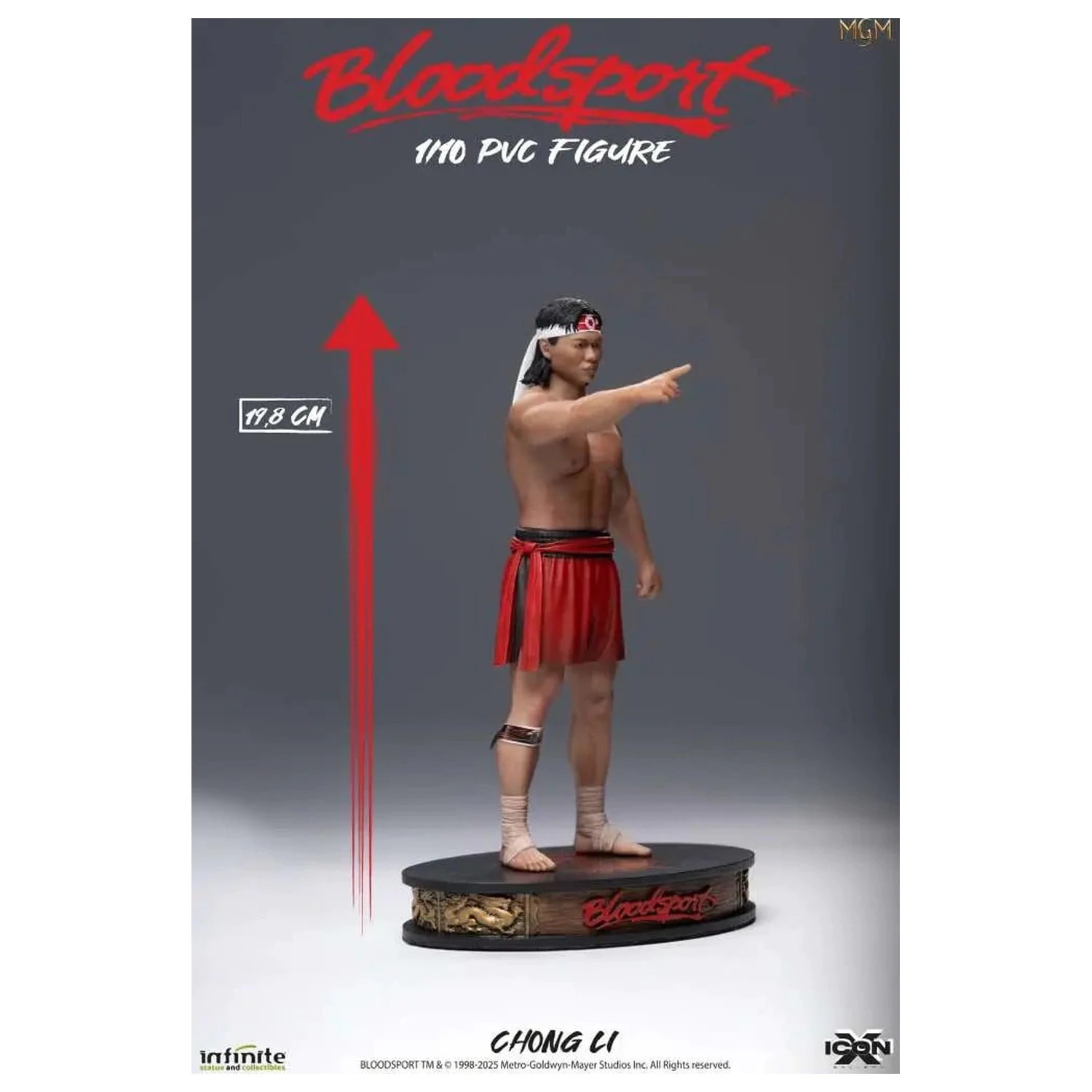 Bloodsport Chong Li Figúrka 1/10 Icon X 19,8 cm produktová fotografia