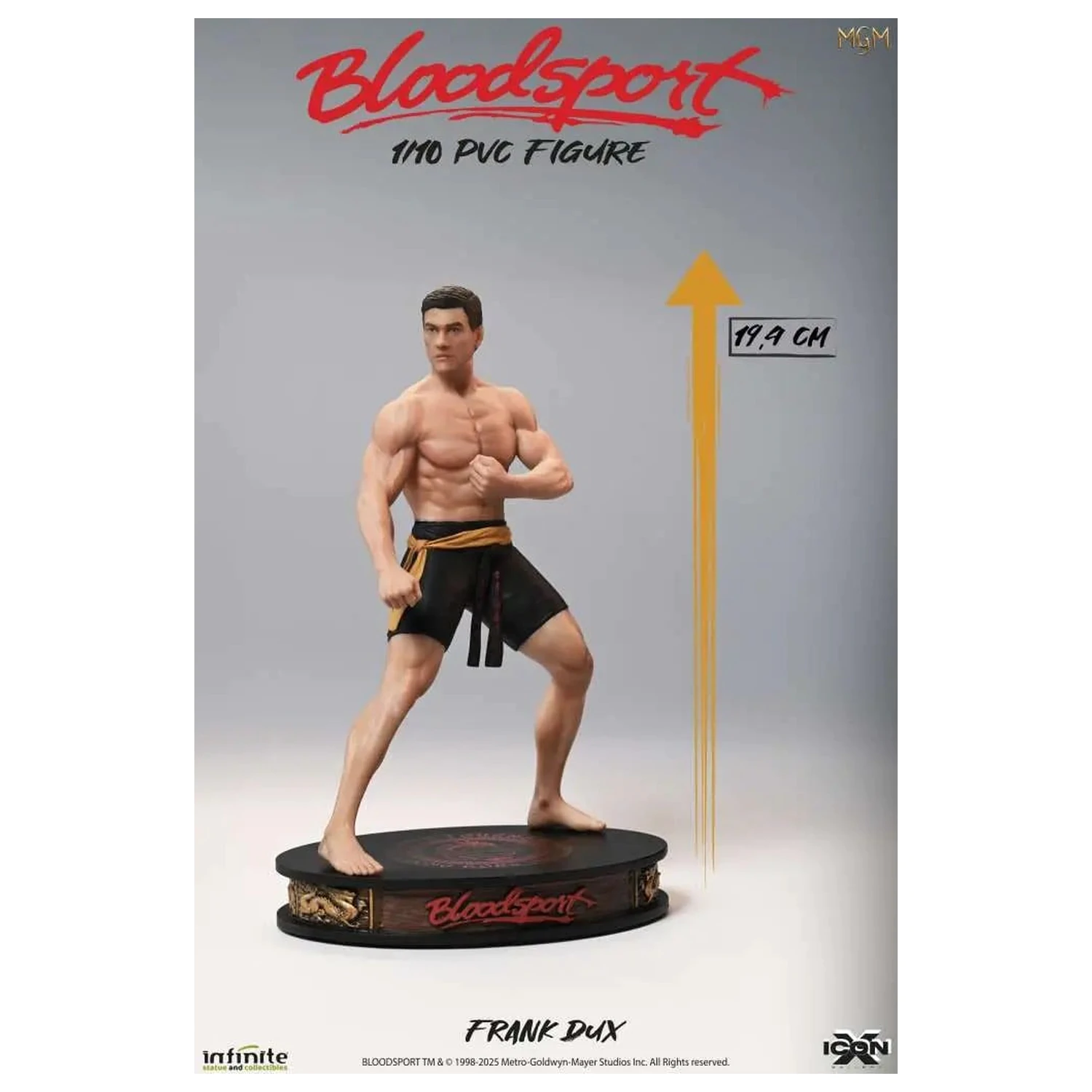 BLOODSPORT Frank Dux Figúrka 1/10 Icon X 19.4cm produktová fotografia