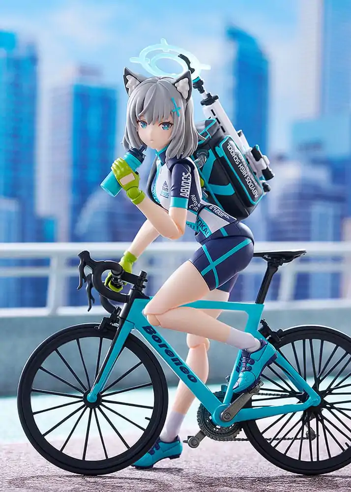 Blue Archive Figma akčná figúrka Shiroko Sunaookami Cycling DX Edition 15 cm produktová fotografia