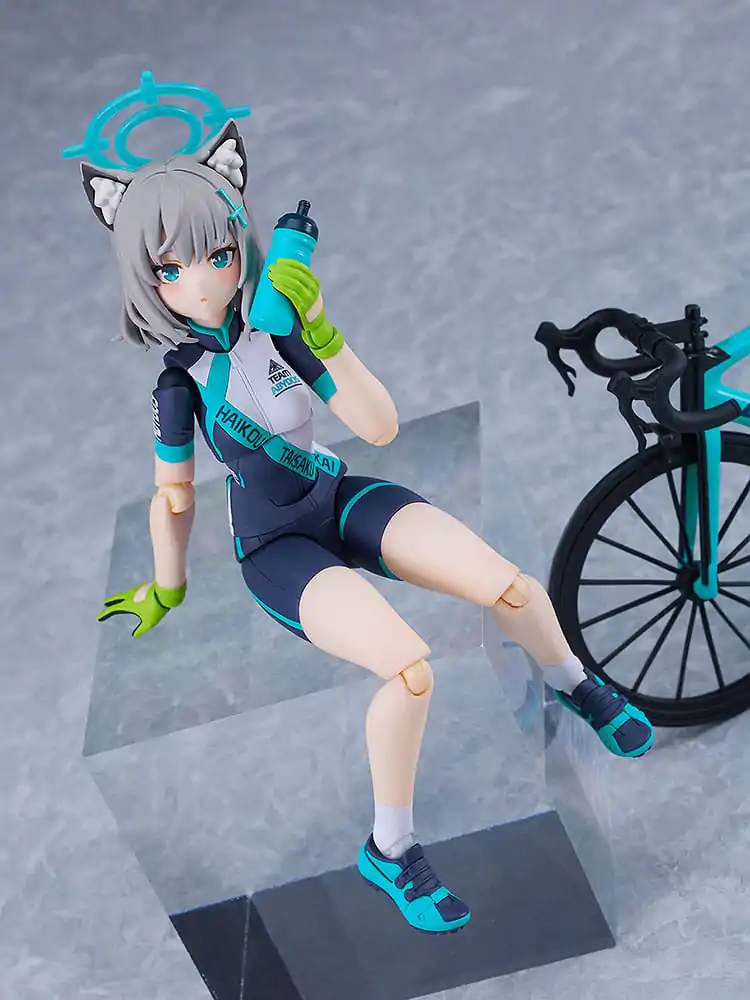 Blue Archive Figma akčná figúrka Shiroko Sunaookami Cycling DX Edition 15 cm produktová fotografia