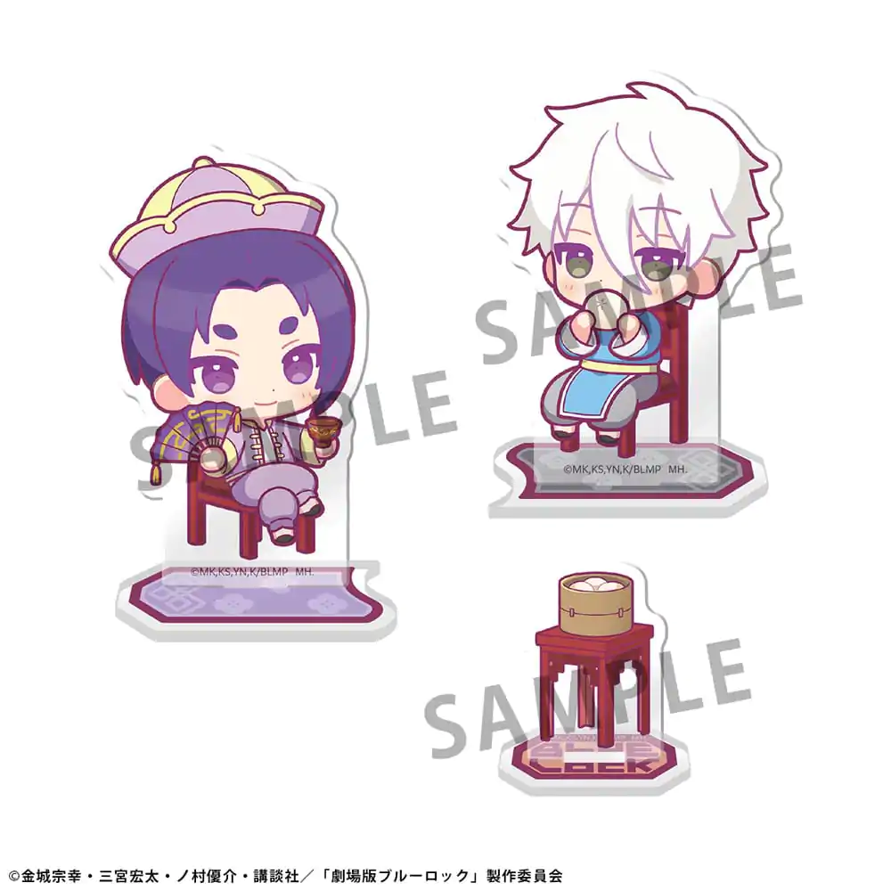 Blue Lock The Movie Acrylic Stand Buddycolle Episode Nagi A: Seishiro Nagi &amp; Reo Mikage Yumcha Ver. 14 cm termékfotó