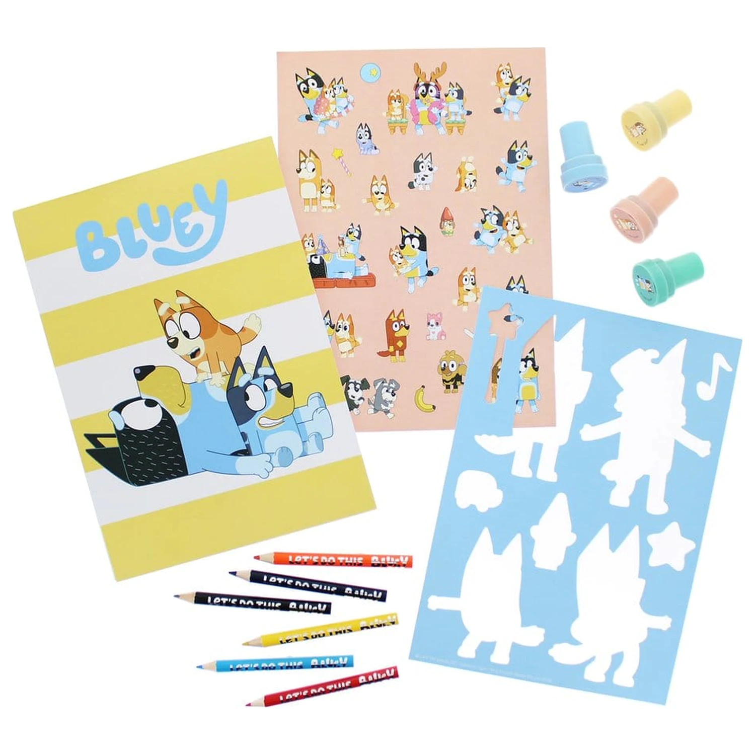Bluey 14-dielna kreatívna súprava na vyfarbovanie produktová fotografia