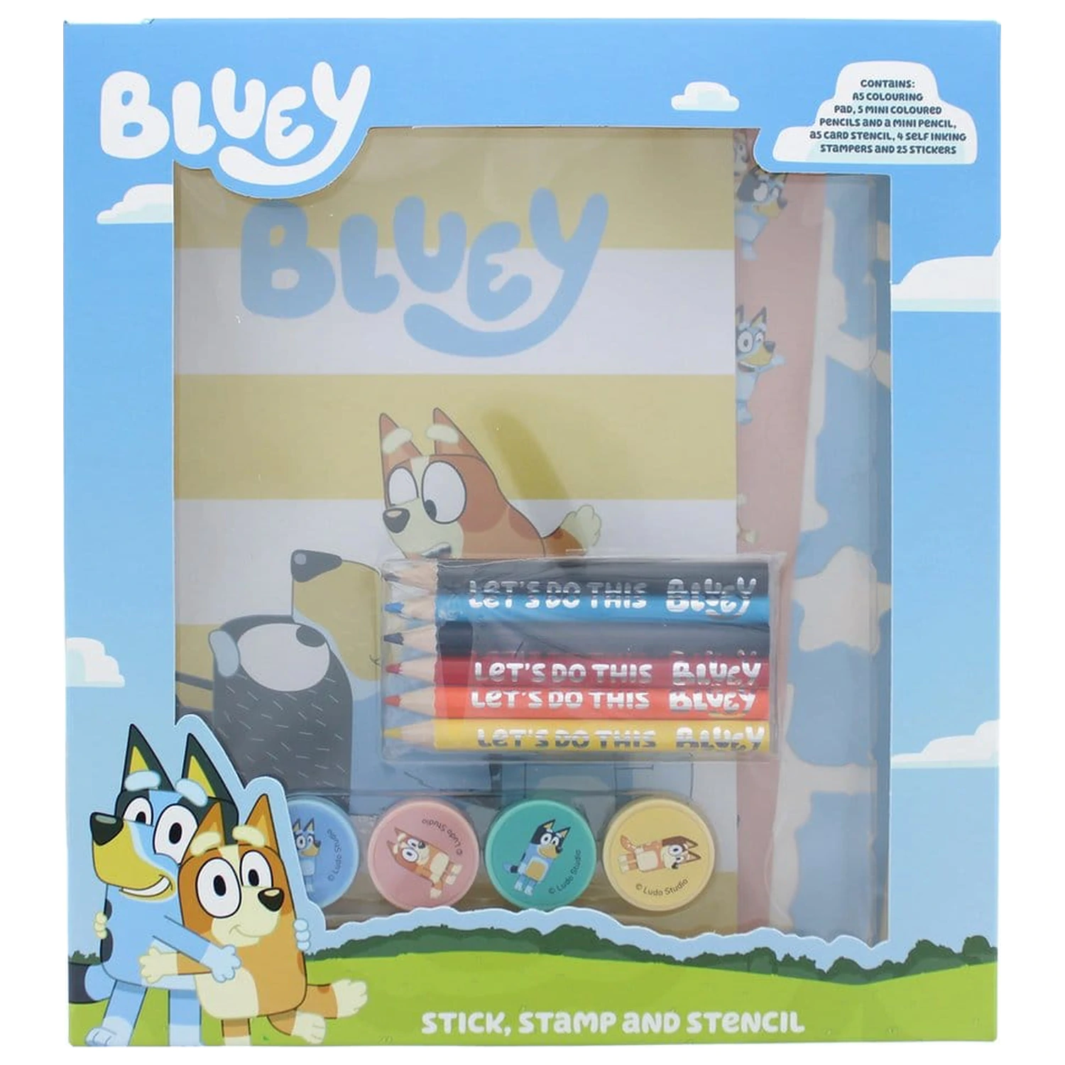 Bluey 14-dielna kreatívna súprava na vyfarbovanie produktová fotografia