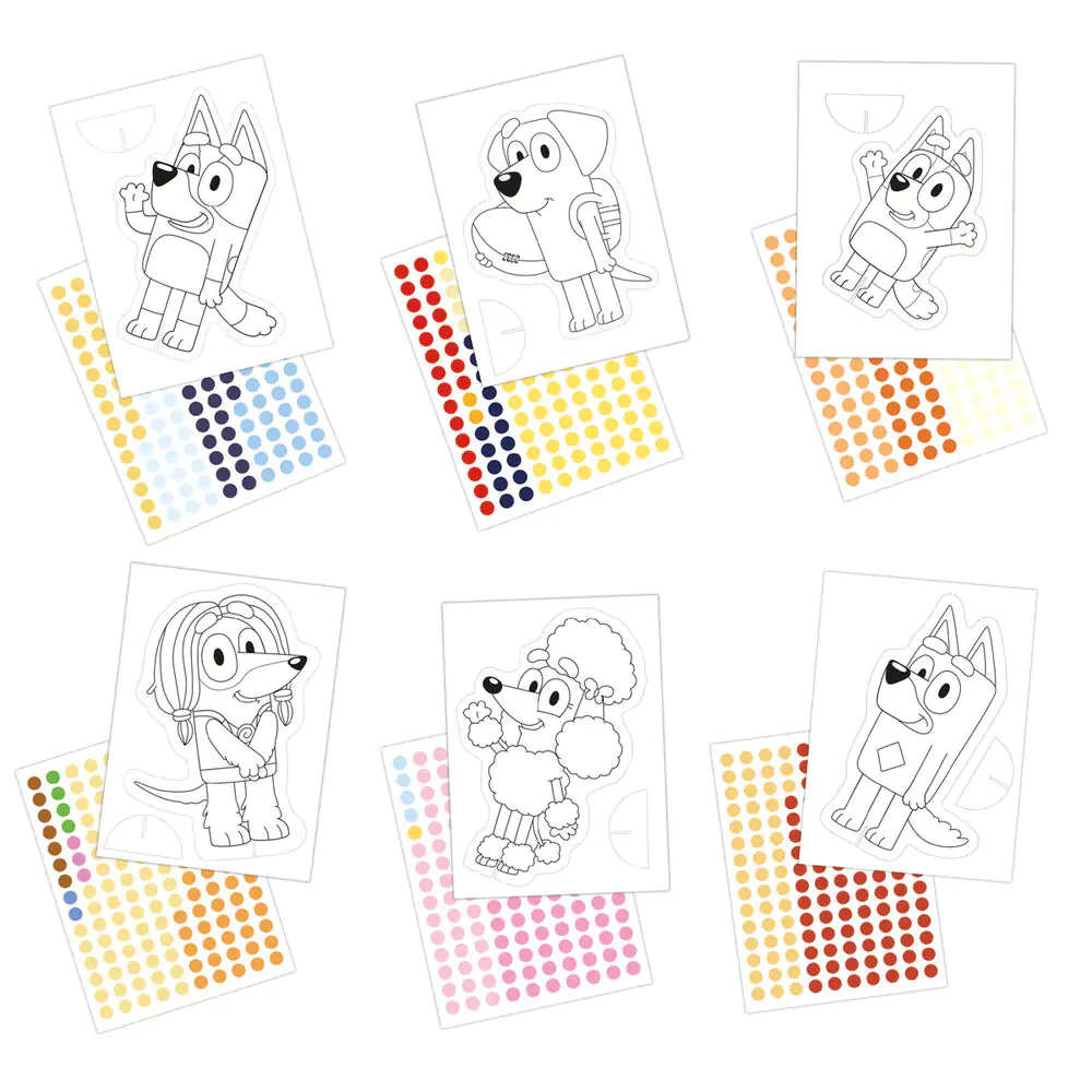 Bluey Kreatívna sada aktivít 3D produktová fotografia