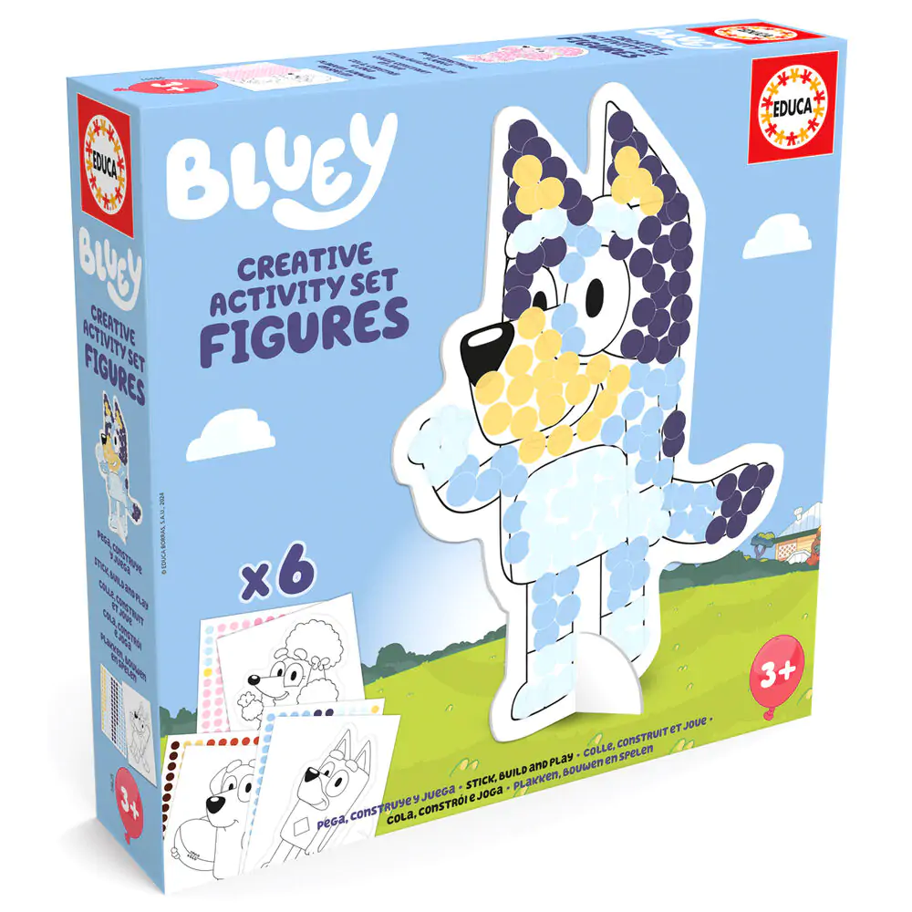 Bluey Kreatívna sada aktivít 3D produktová fotografia