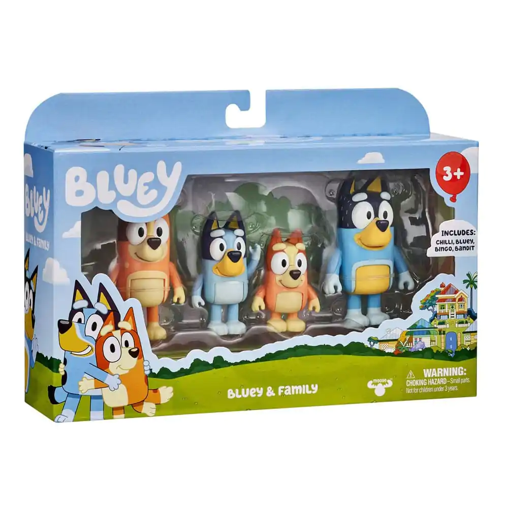 Bluey figúrky - 4-Pack produktová fotografia