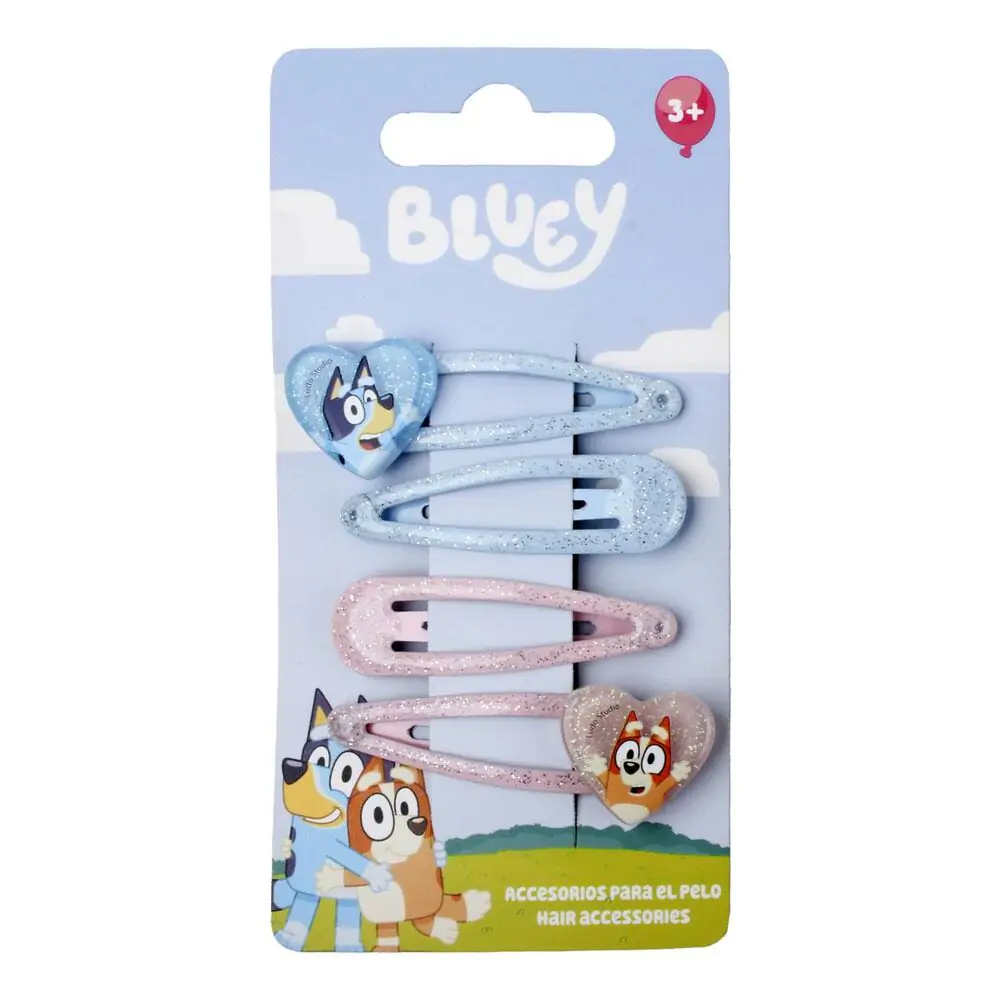 Bluey Set 4 sponky do vlasov produktová fotografia