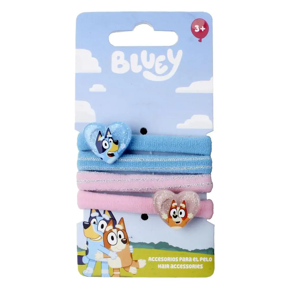 Bluey set 4 gumičky do vlasov produktová fotografia