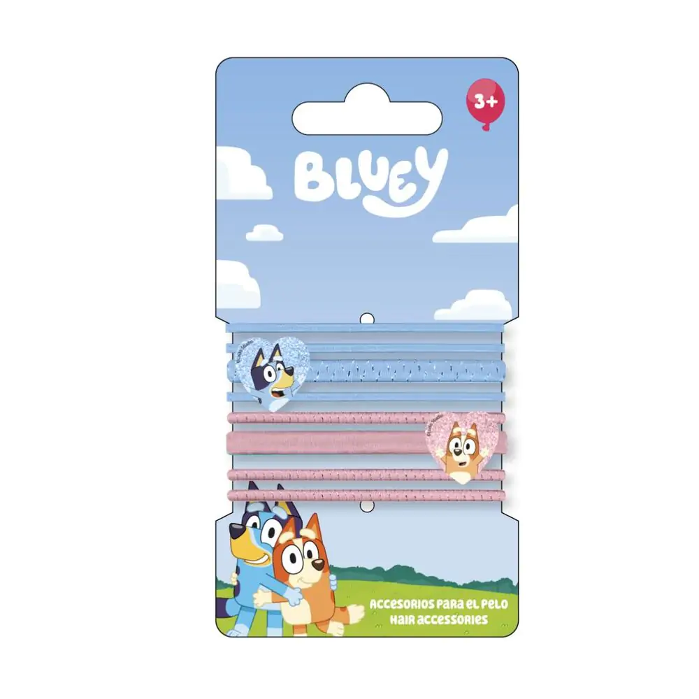 Bluey set 8 gumičiek do vlasov produktová fotografia