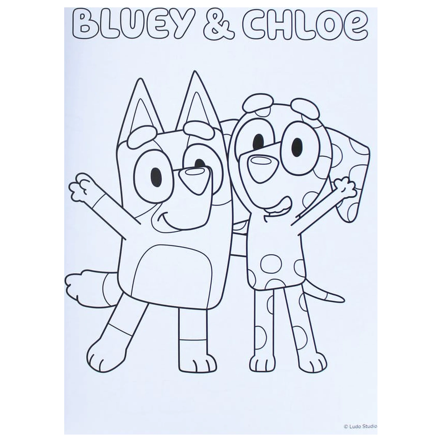 Bluey Maľovanka A4 a Súprava nálepiek produktová fotografia