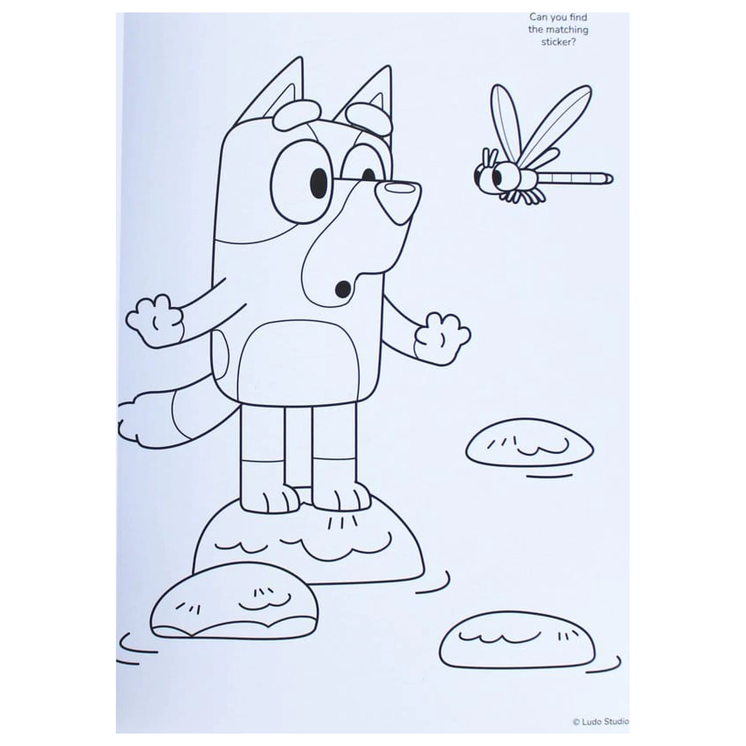 Bluey Maľovanka A4 a Súprava nálepiek produktová fotografia