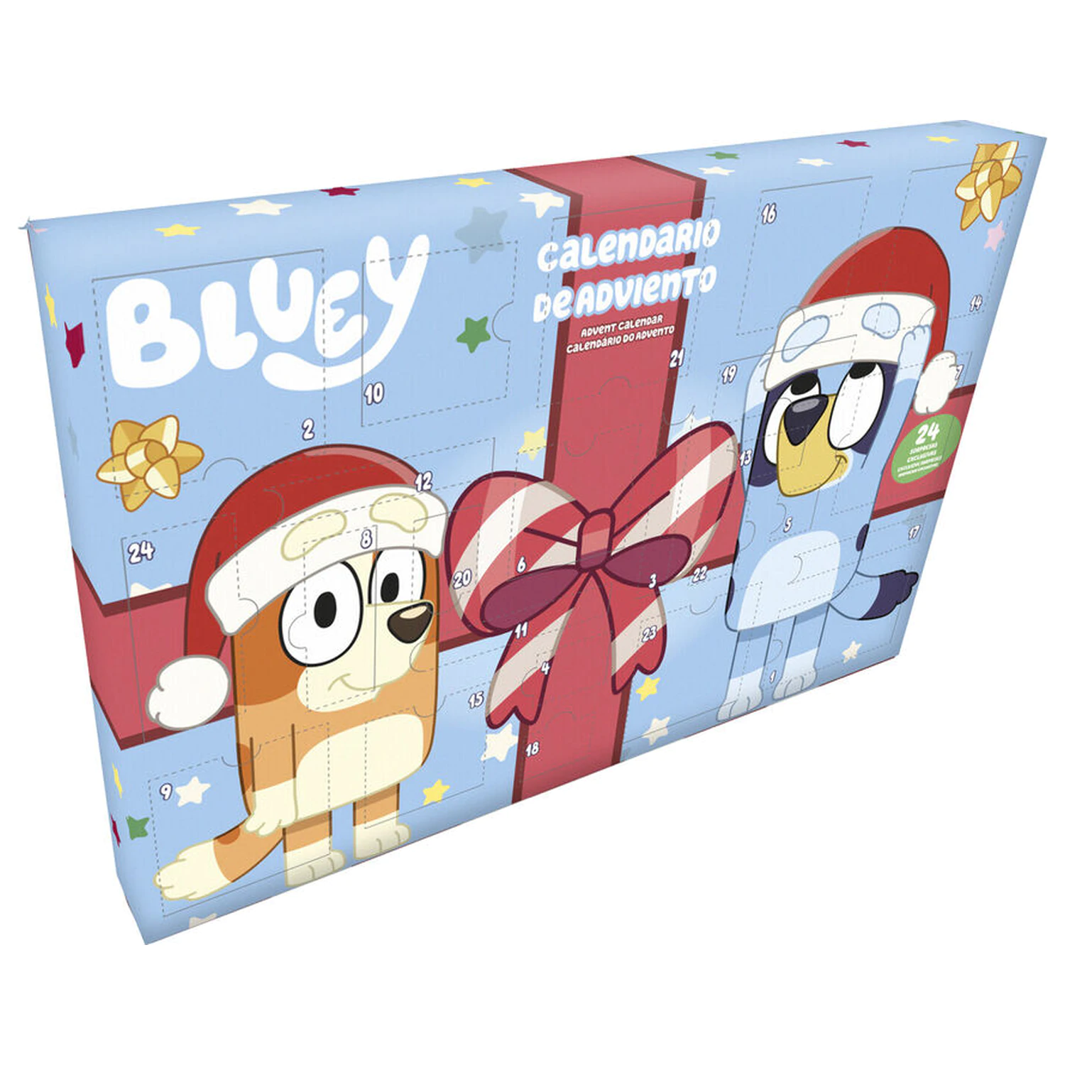 Bluey adventný kalendár produktová fotografia