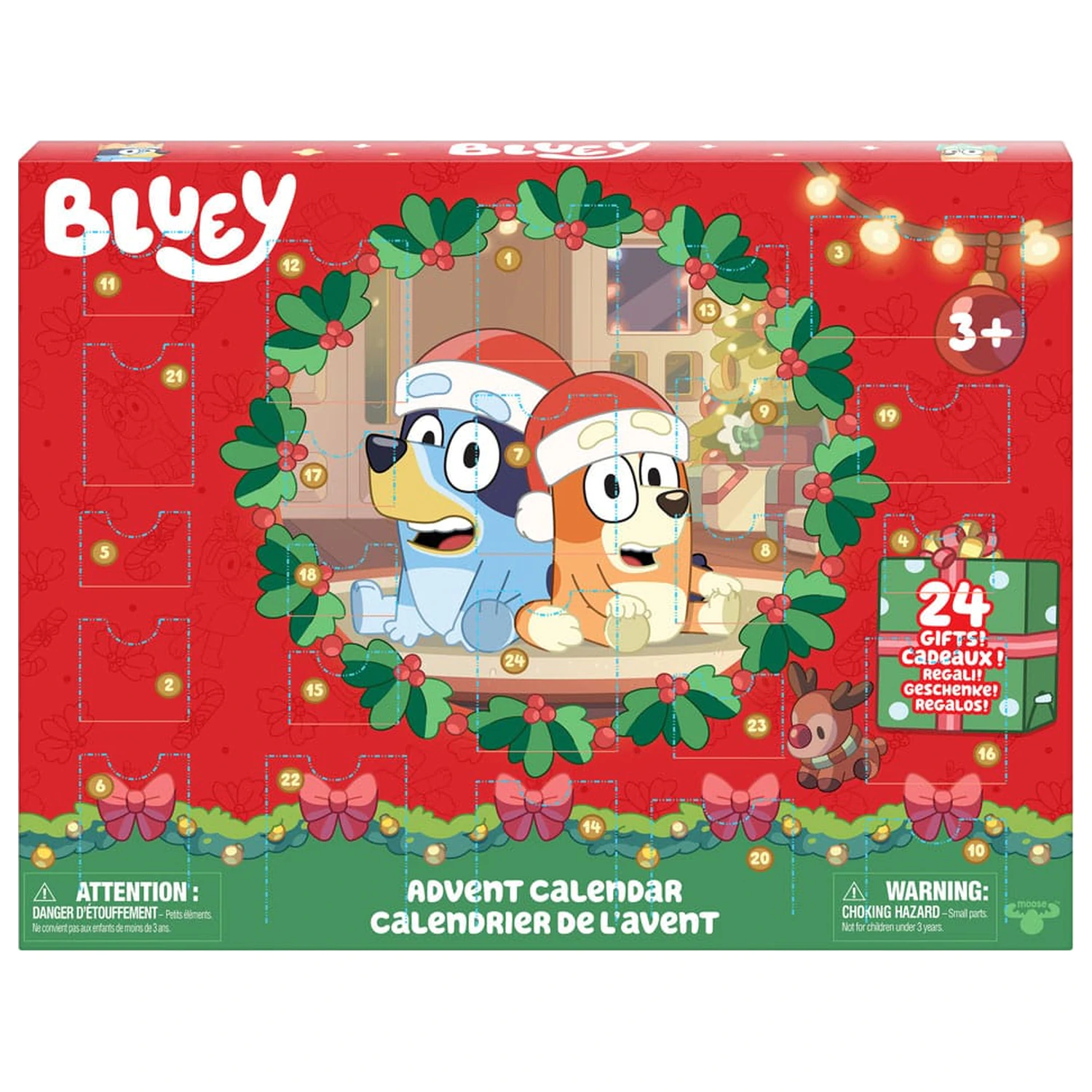 Bluey Adventný kalendár Mini Figúrky produktová fotografia