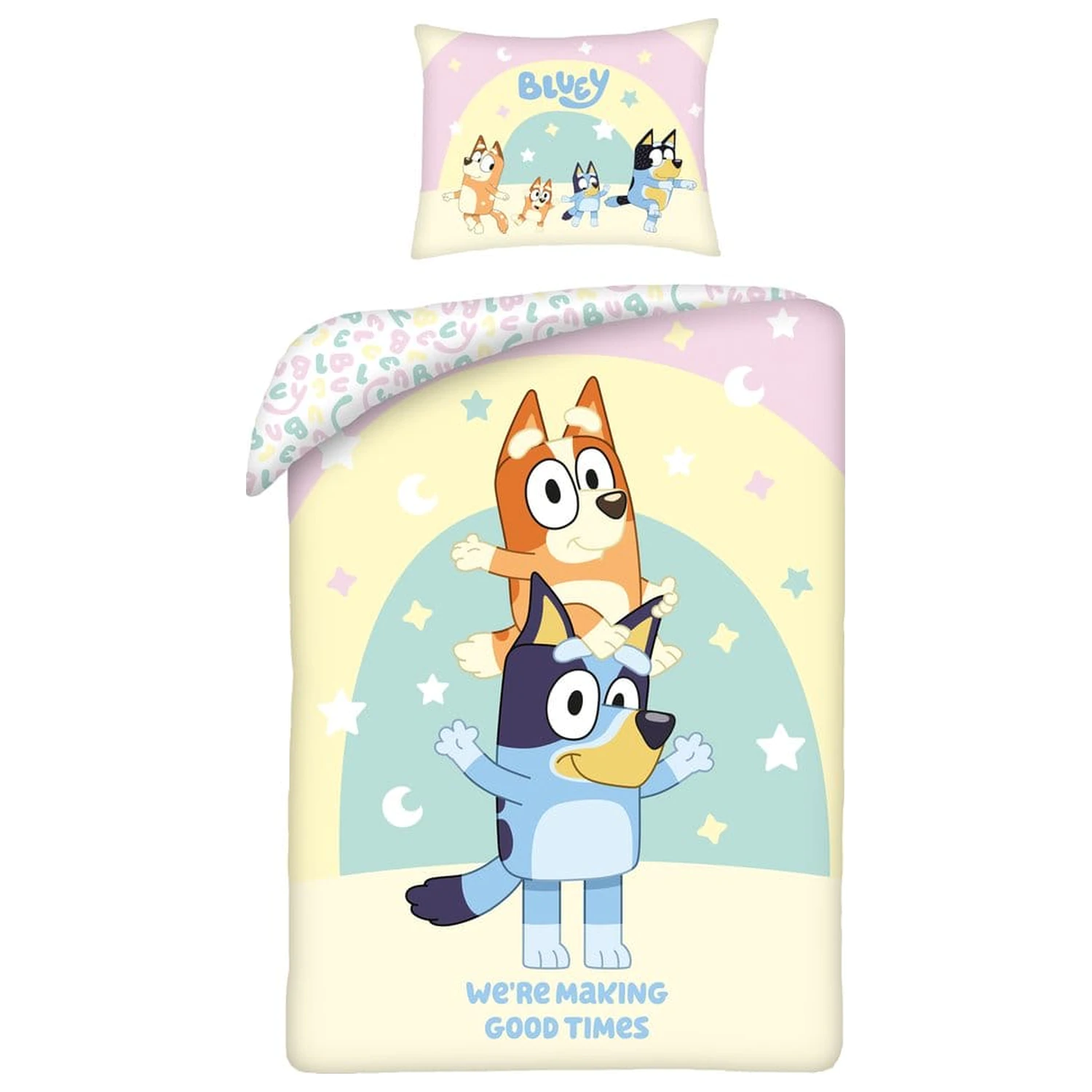 Bluey súprava obliečok na paplón „We're Making Good Times“ produktová fotografia