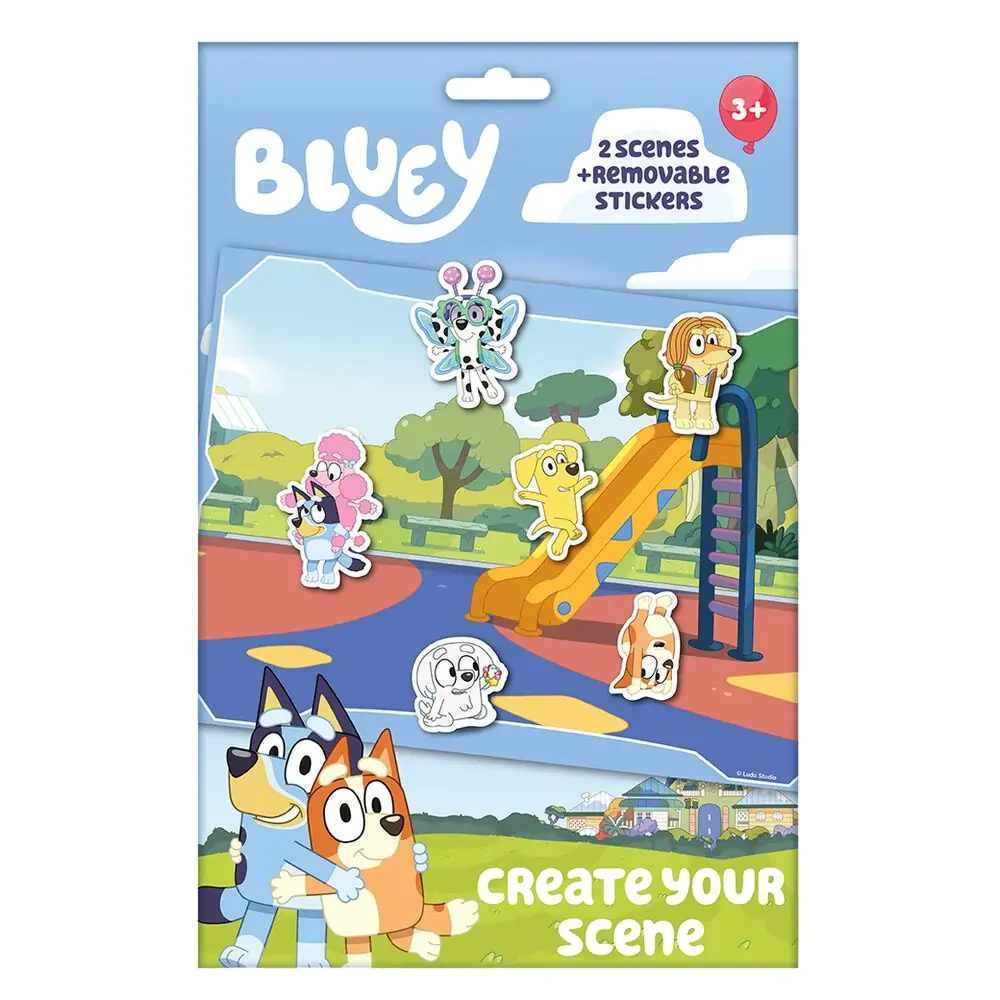 Bluey zápisník Vytvorte si scénu produktová fotografia