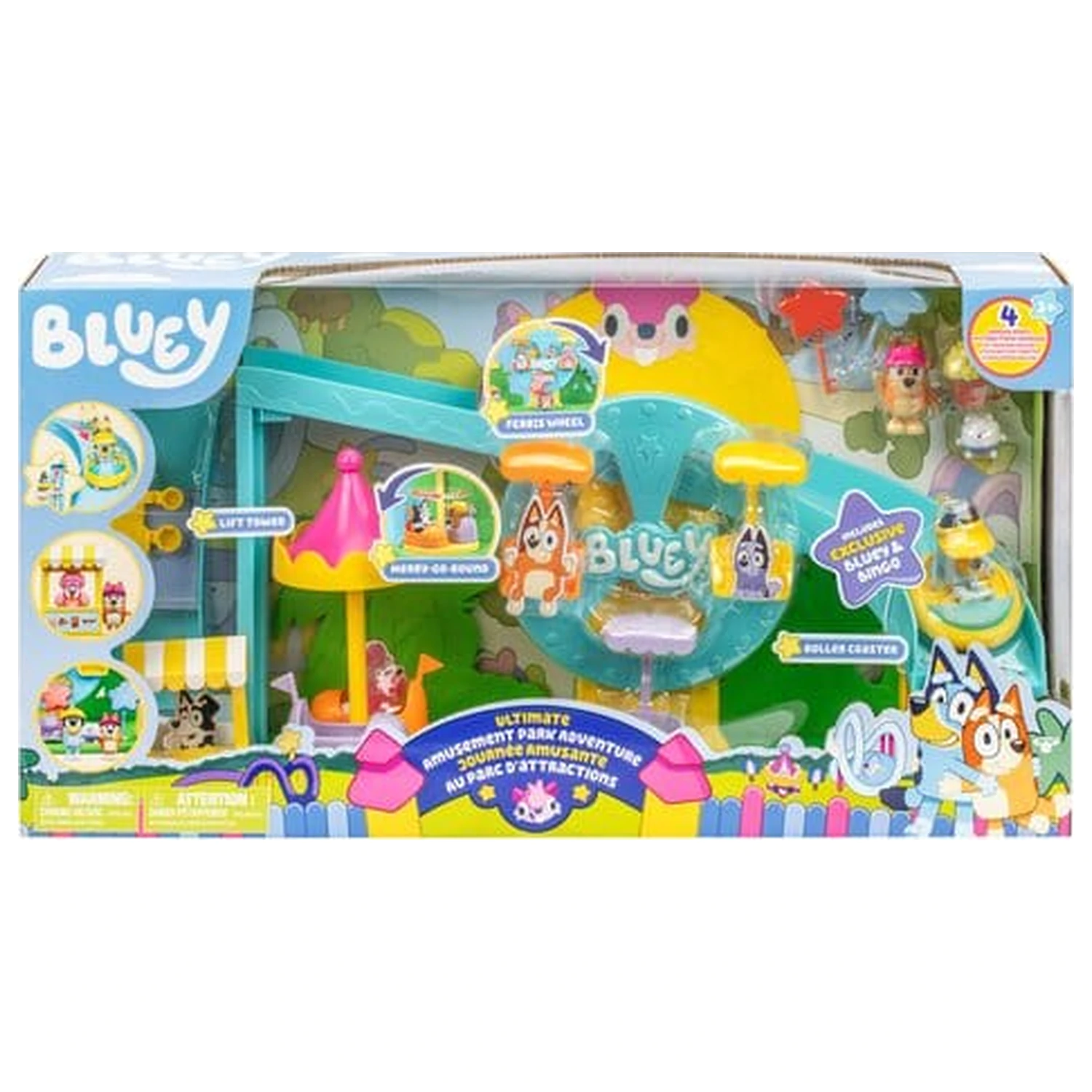 Bluey hracia súprava zábavný park produktová fotografia