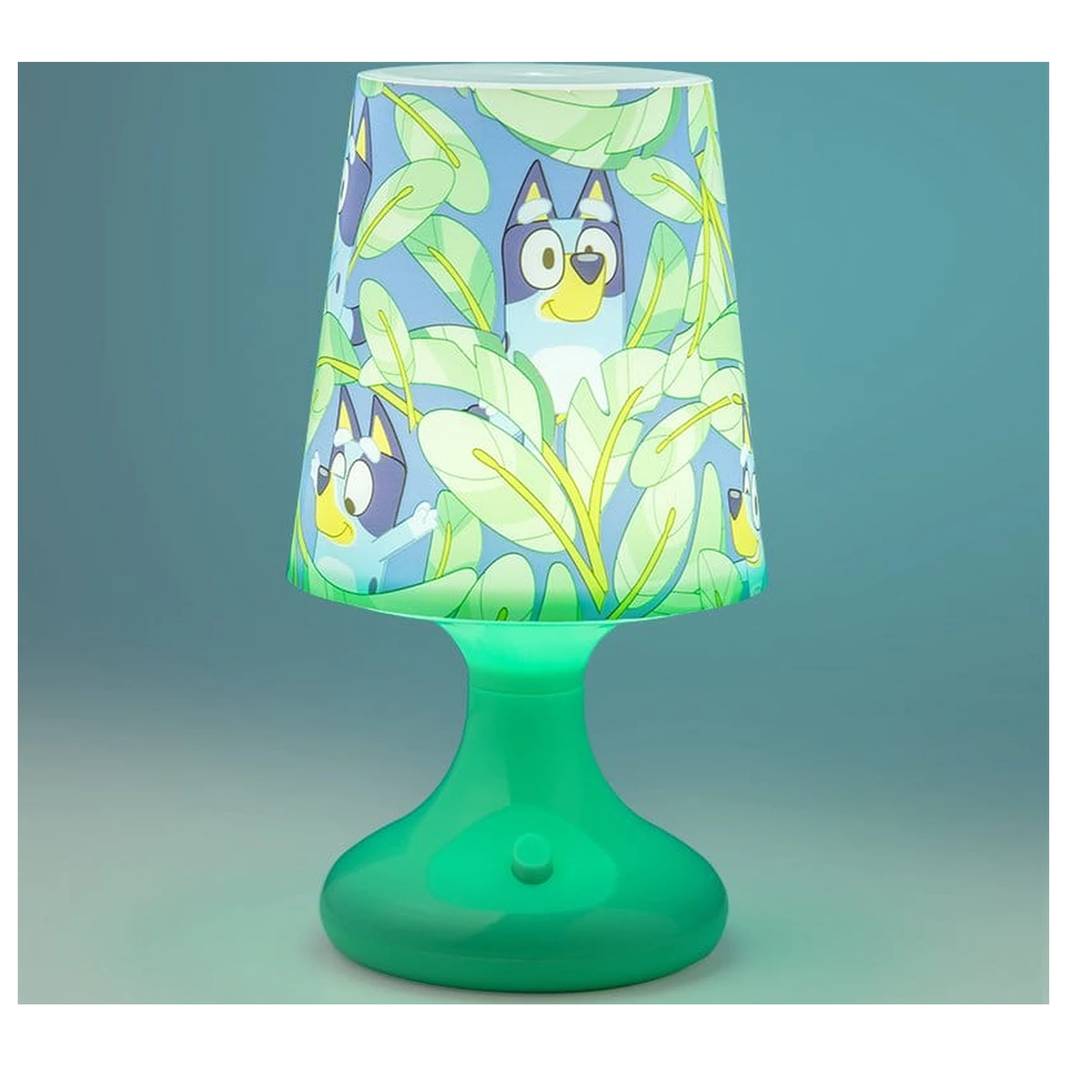 Bluey stolná lampa produktová fotografia