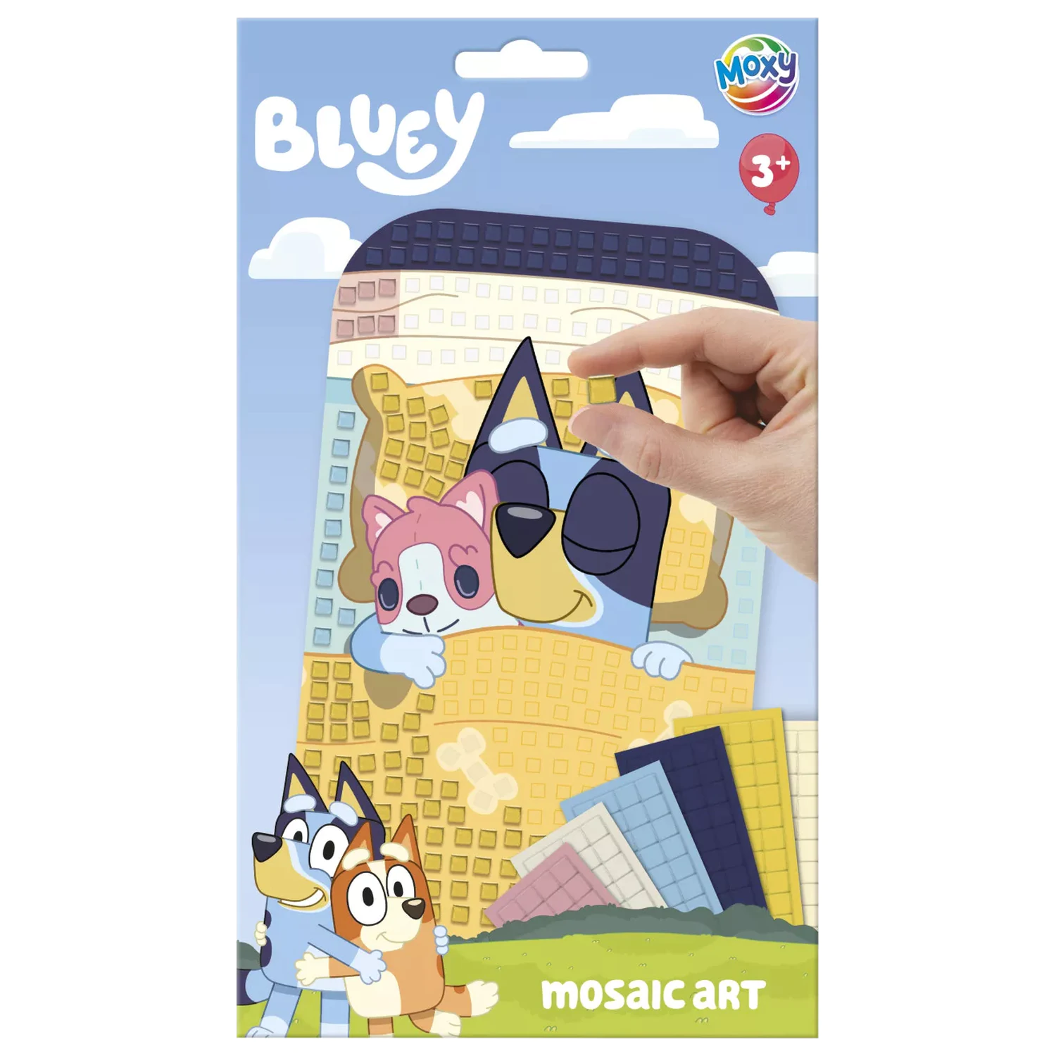 Bluey Bed penová mozaika kreatívna súprava produktová fotografia