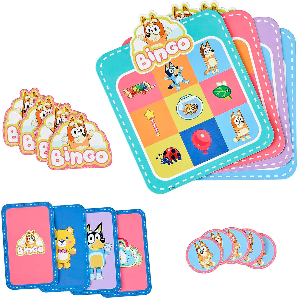 Bluey Bingo - kartová hra bingo produktová fotografia