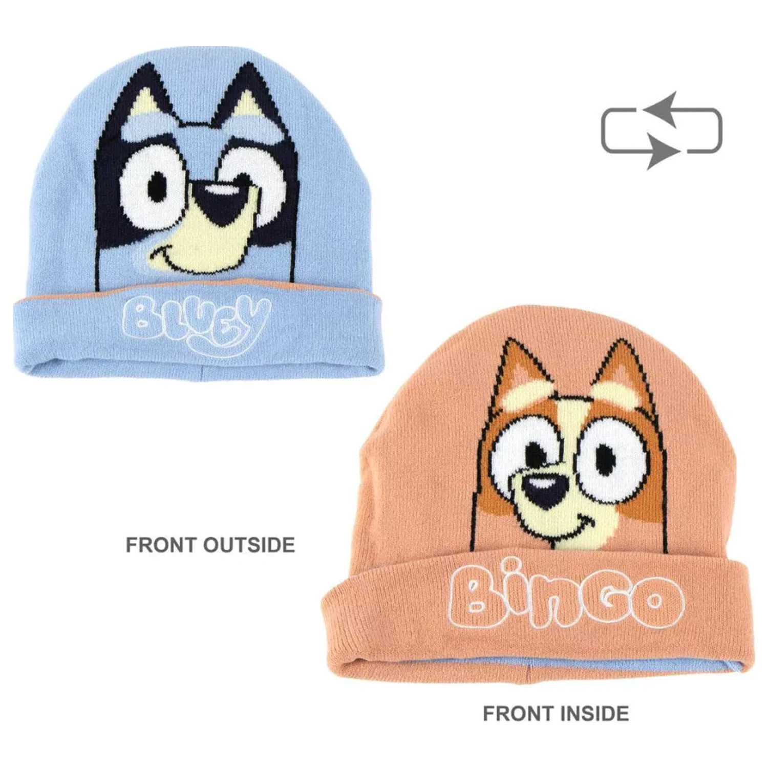 Bluey Bingo obojstranná detská čiapka produktová fotografia