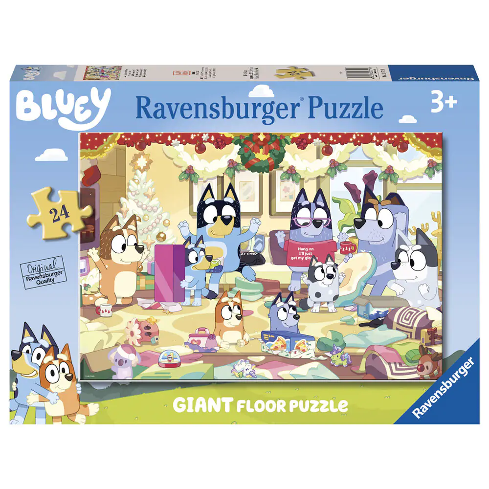 Bluey Christmas obrie puzzle 24 ks produktová fotografia