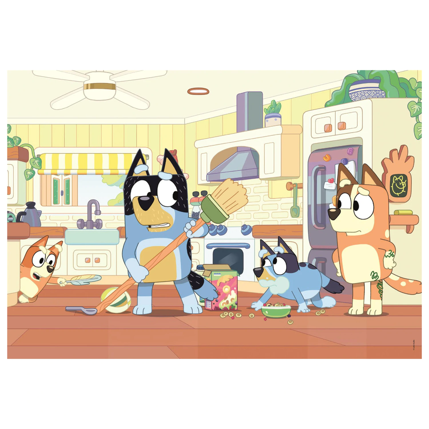 Bluey Cleaning 60-dielne puzzle produktová fotografia