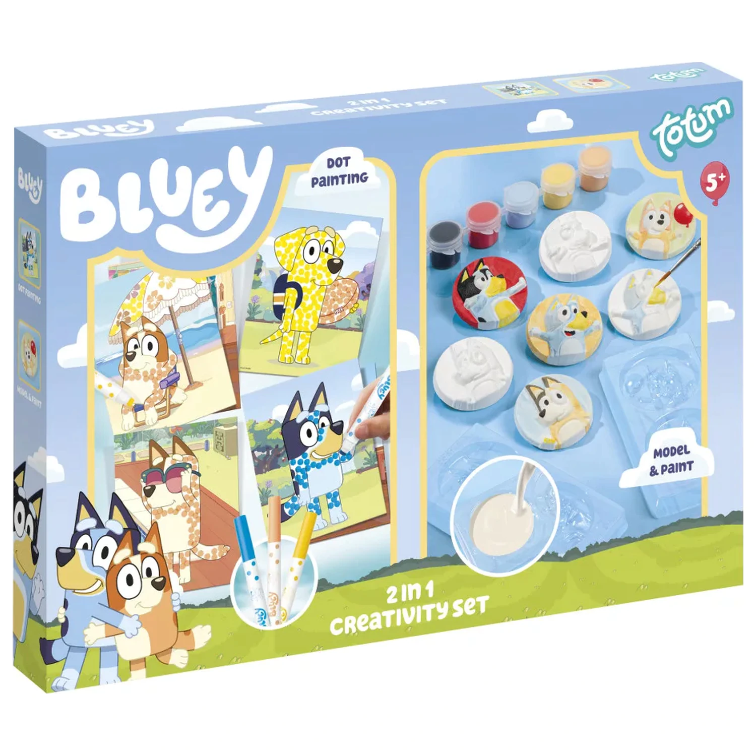 Bluey Cool kreatívna súprava 2 v 1 produktová fotografia