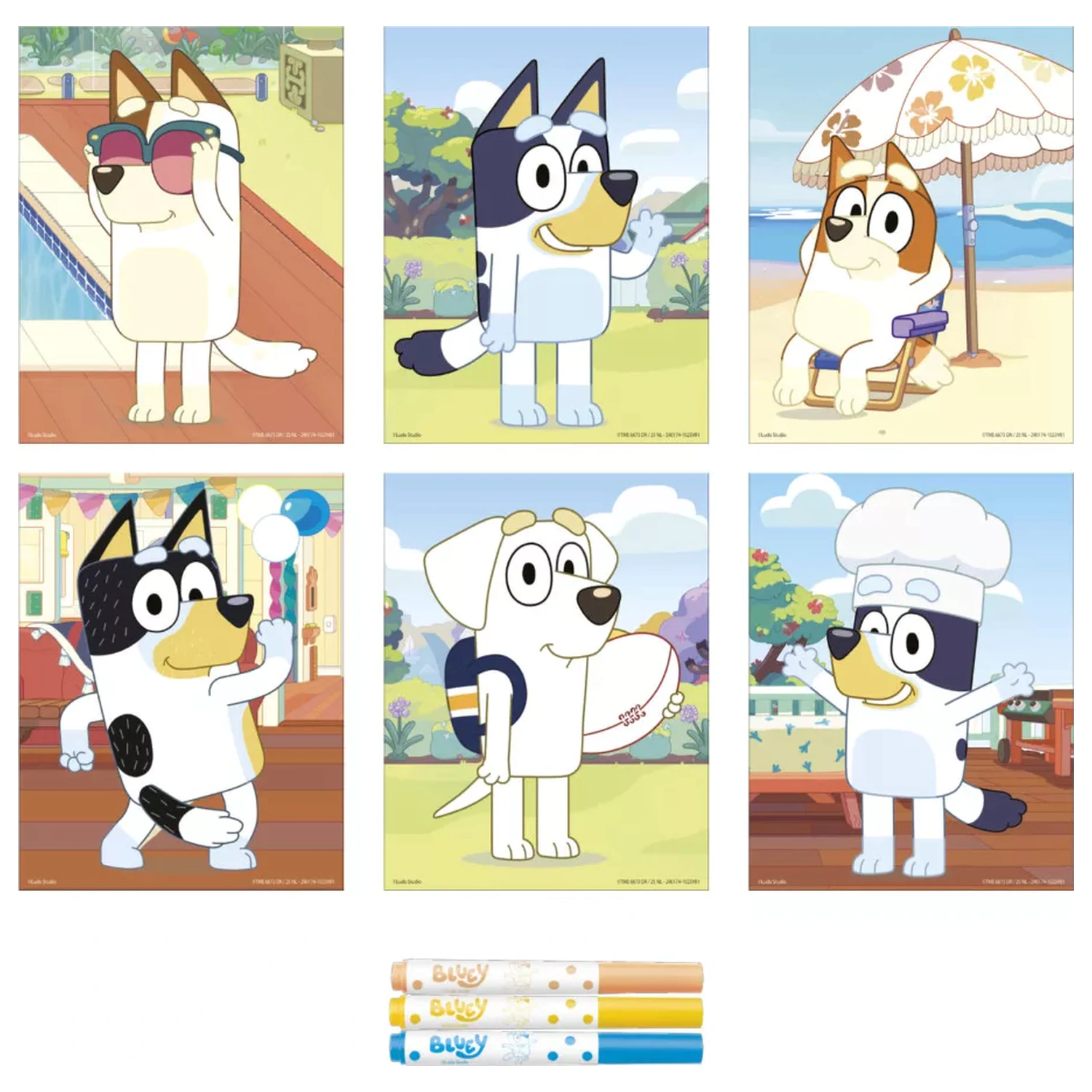 Bluey Cool kreatívna súprava 2 v 1 produktová fotografia