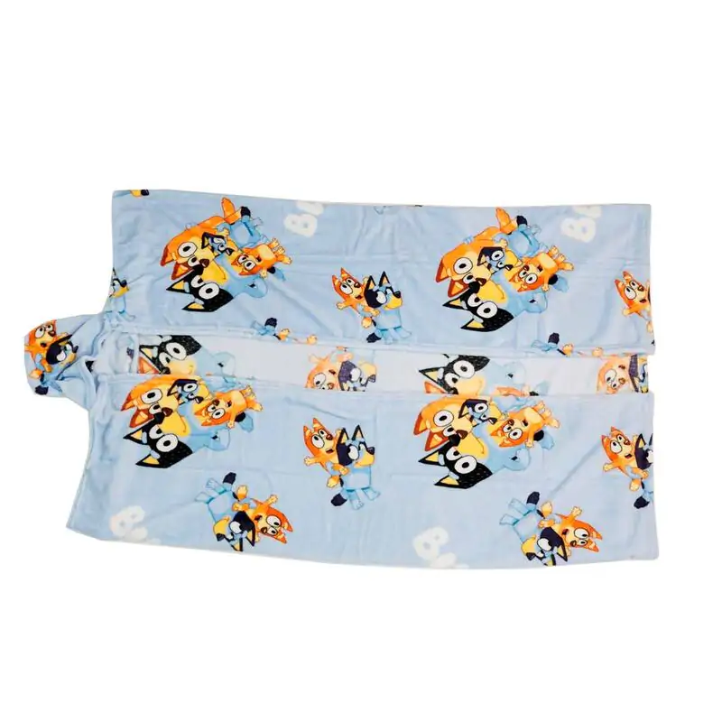 Bluey Coral deka s kapucňou 120x150cm produktová fotografia