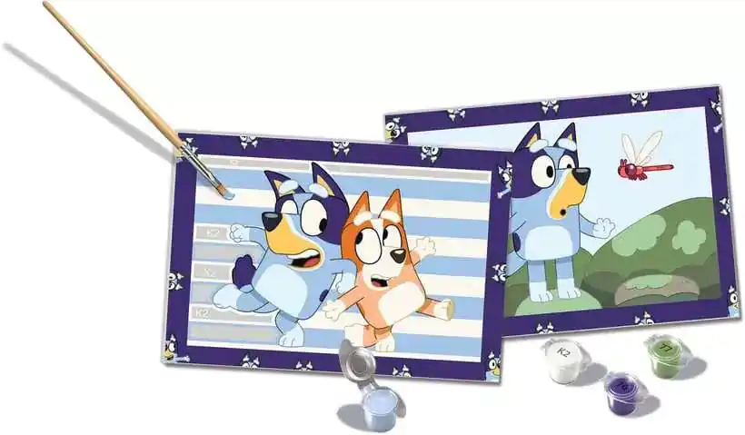 Bluey CreArt Junior Maľovanie podľa čísel Painting Set Bluey & Bingo 22 x 32 cm *German Edition* produktová fotografia