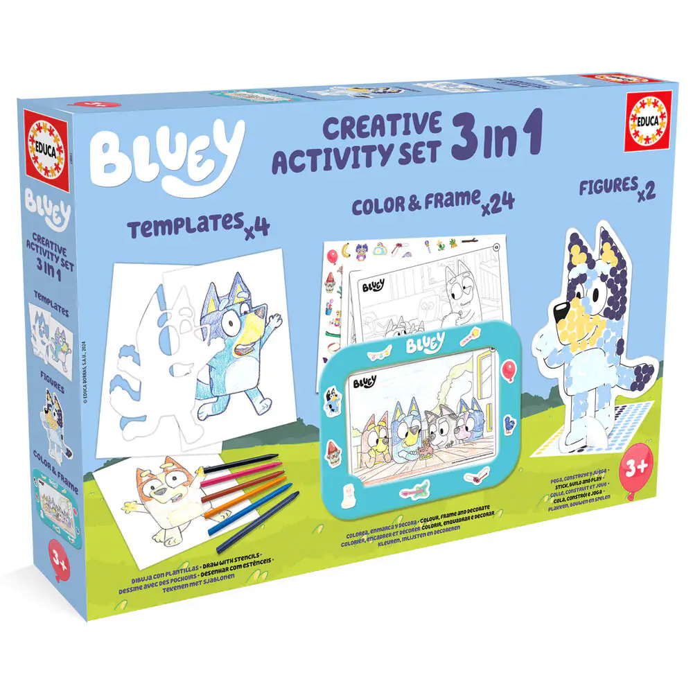 Bluey Creative Activity Set 3 v 1 rám produktová fotografia