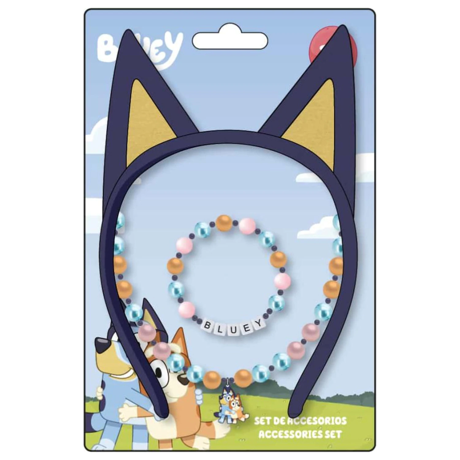 Bluey Uši Šperky a Súprava čeleniek produktová fotografia