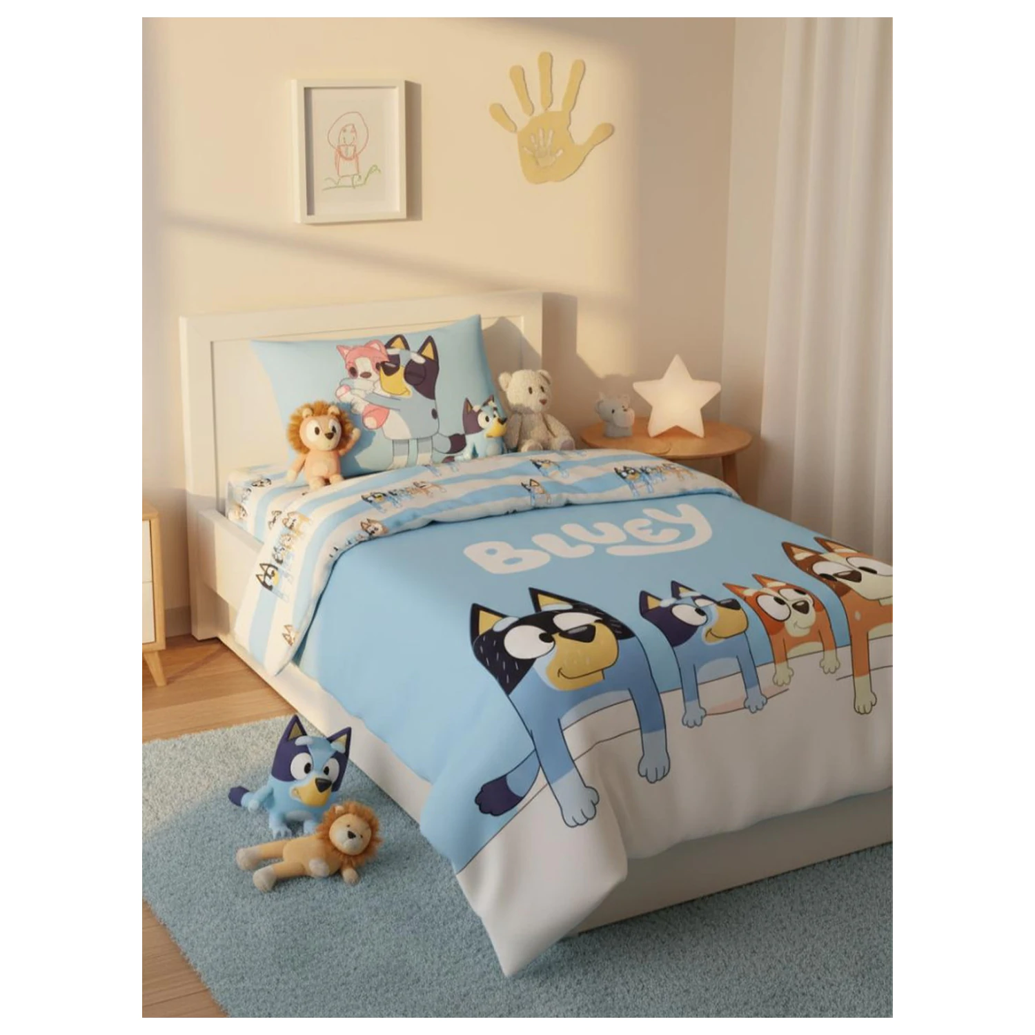 Bluey Family obliečka na paplón produktová fotografia