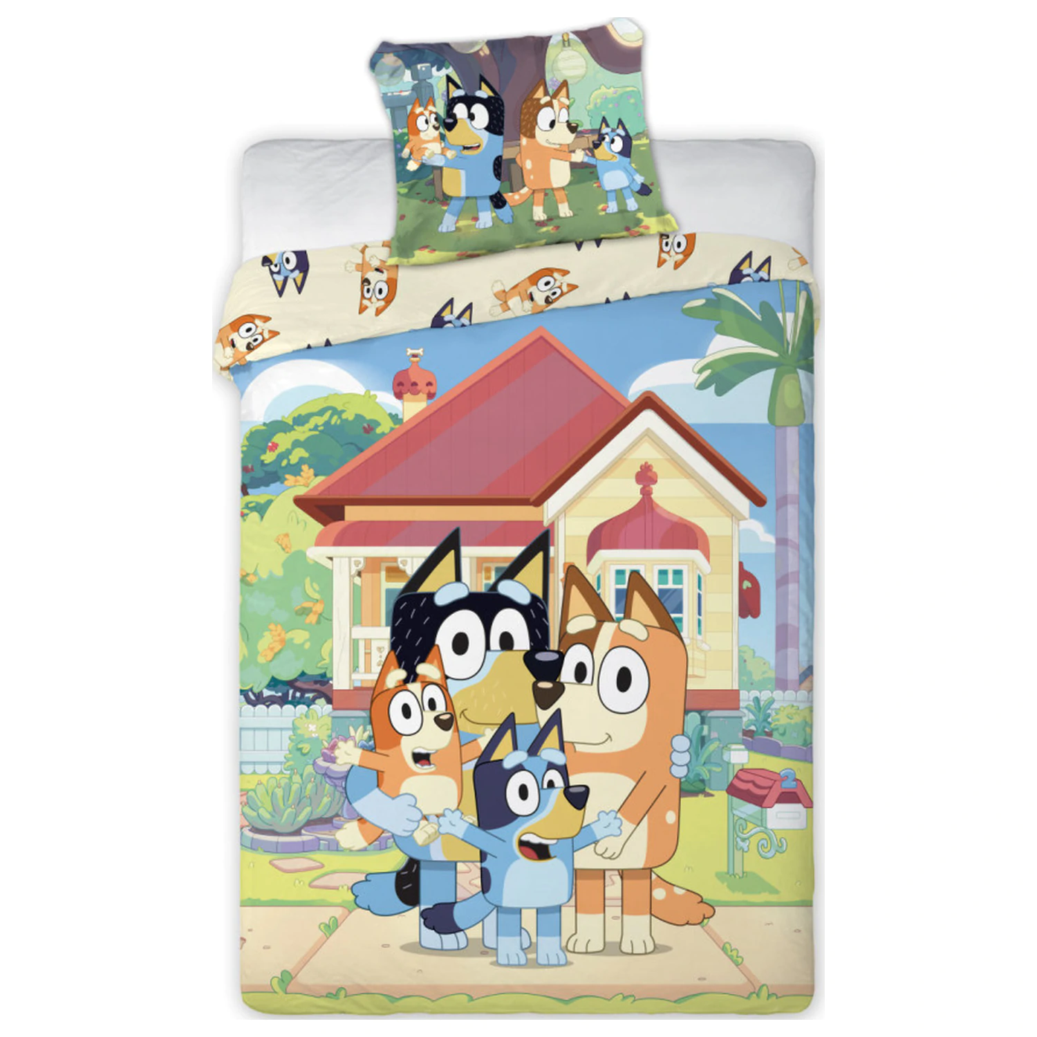 Bluey Family Home obliečka na perinu produktová fotografia