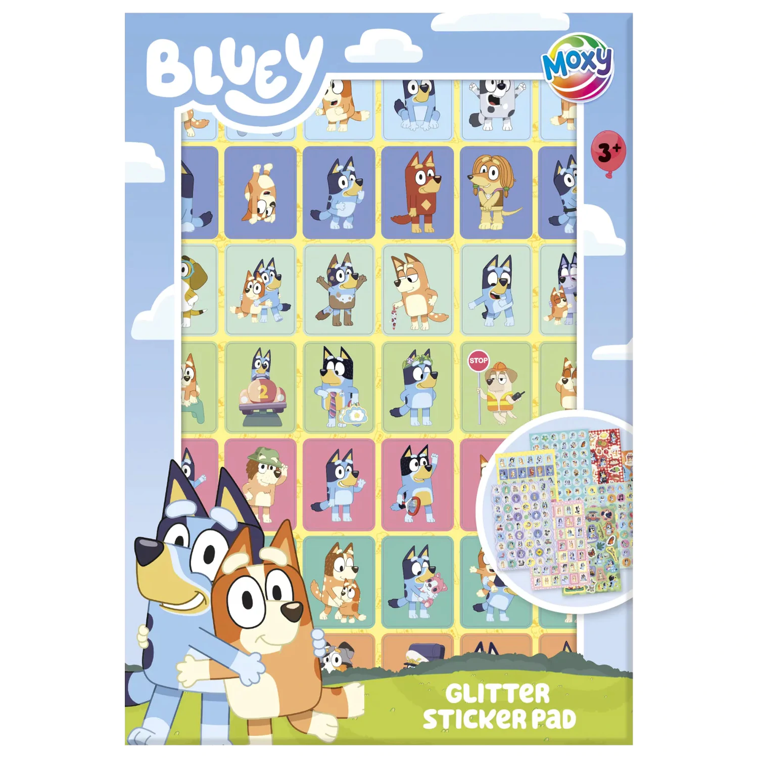 Bluey Friends balenie nálepiek, 8 listov produktová fotografia
