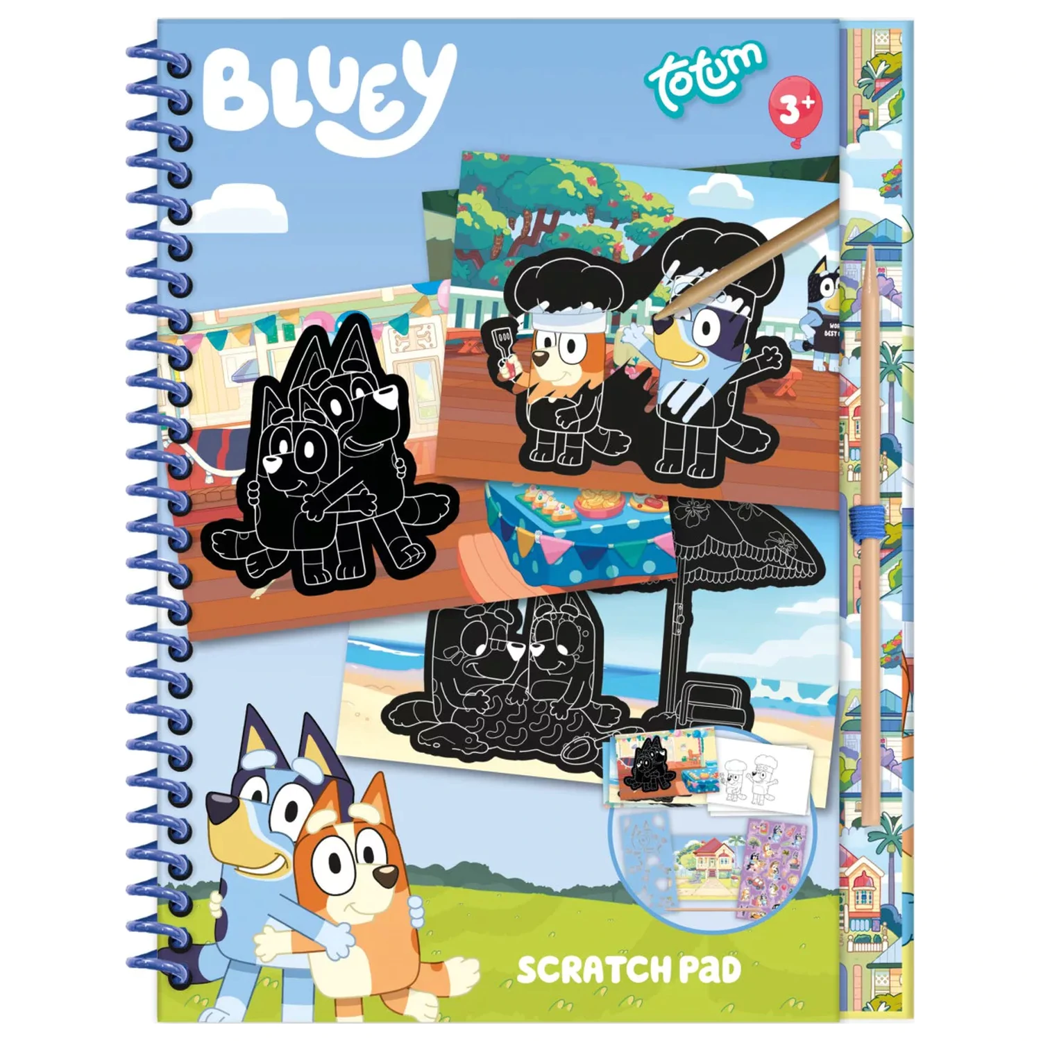 Bluey Fun Scratch Art súprava a Activity Set produktová fotografia