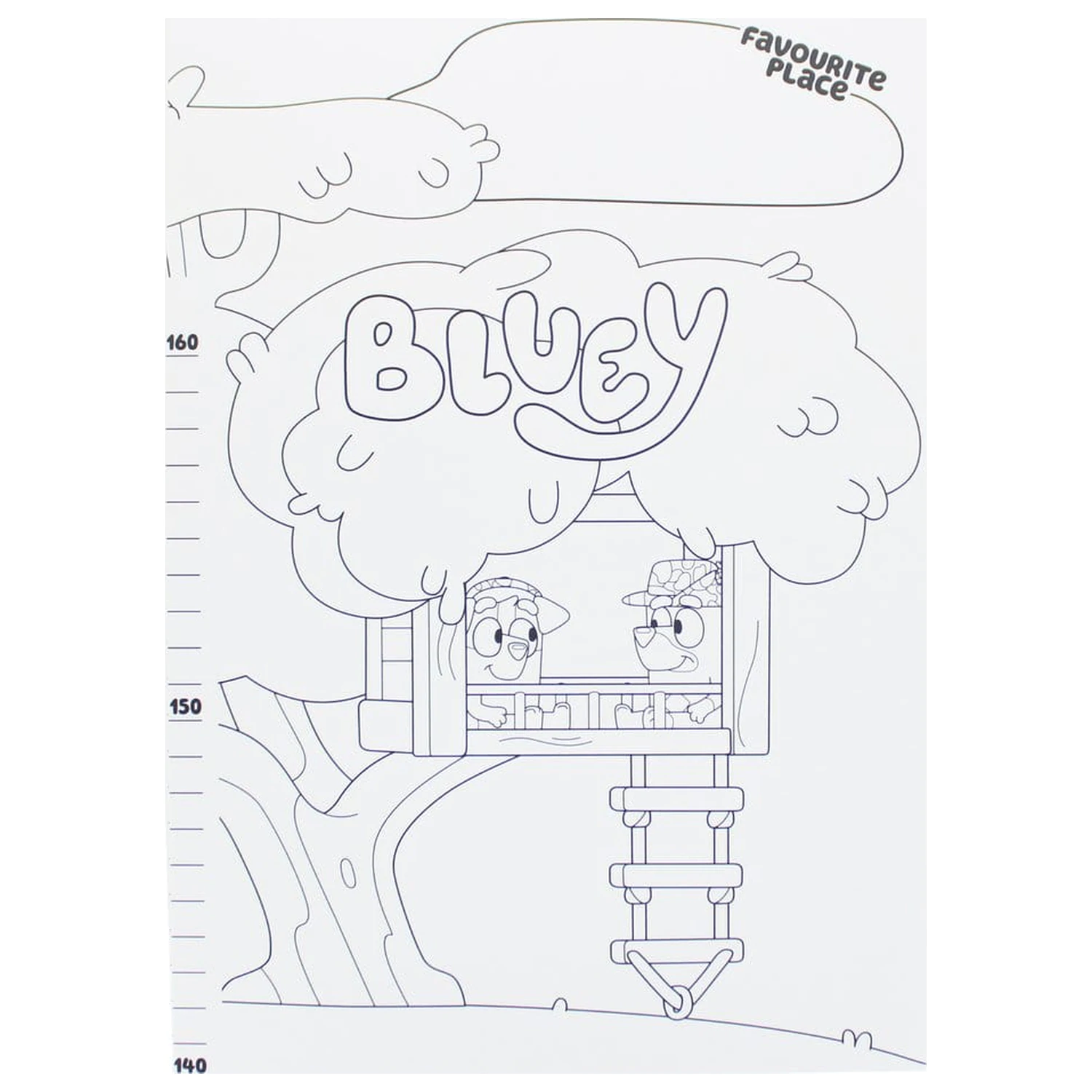 Bluey rastový graf produktová fotografia