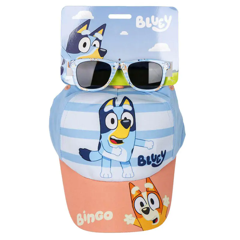 Bluey Set detská šiltovka a slnečné okuliare set produktová fotografia