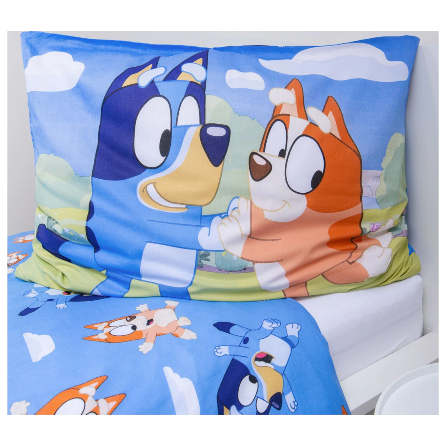 Bluey Šťastná rodina Obliečka na perinu produktová fotografia