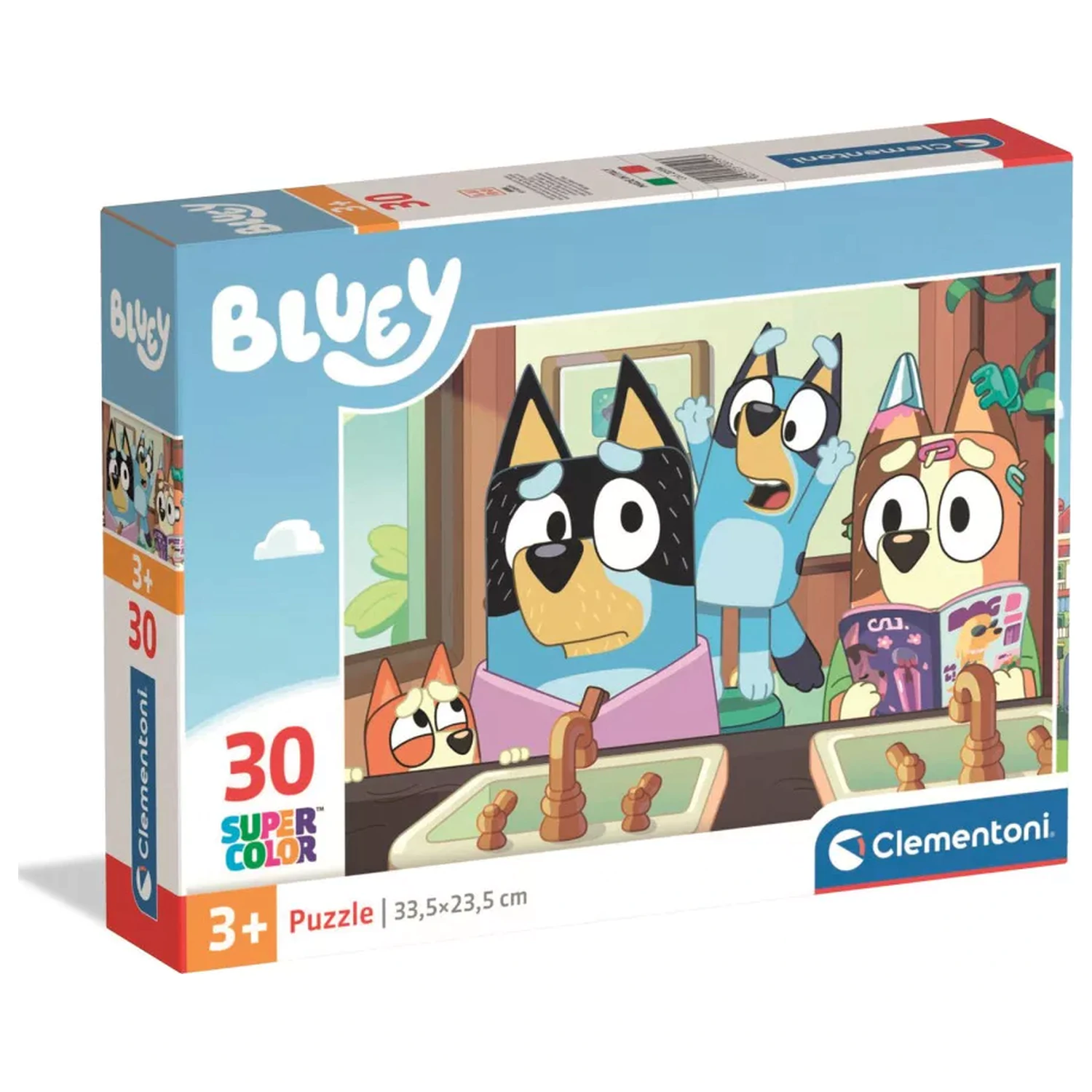 Bluey Domáca zábava 30 dielne puzzle produktová fotografia