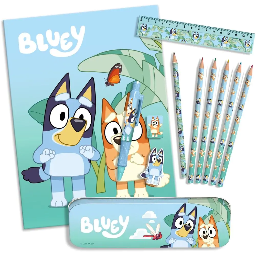 Bluey papiernická súprava produktová fotografia