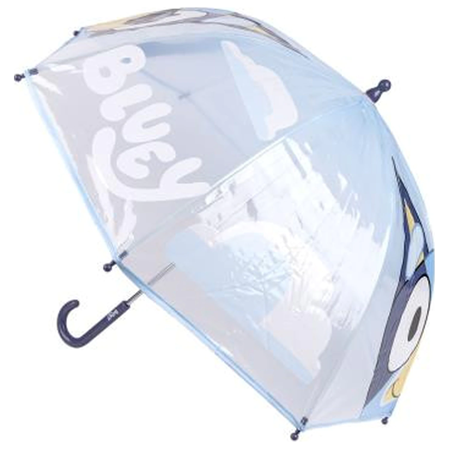 Bluey Veselý detský transparentný dáždnik Ø71 cm produktová fotografia