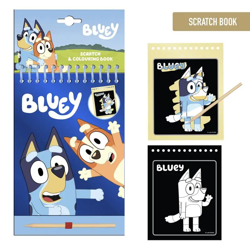 Bluey scratch stationery set (A4) termékfotó