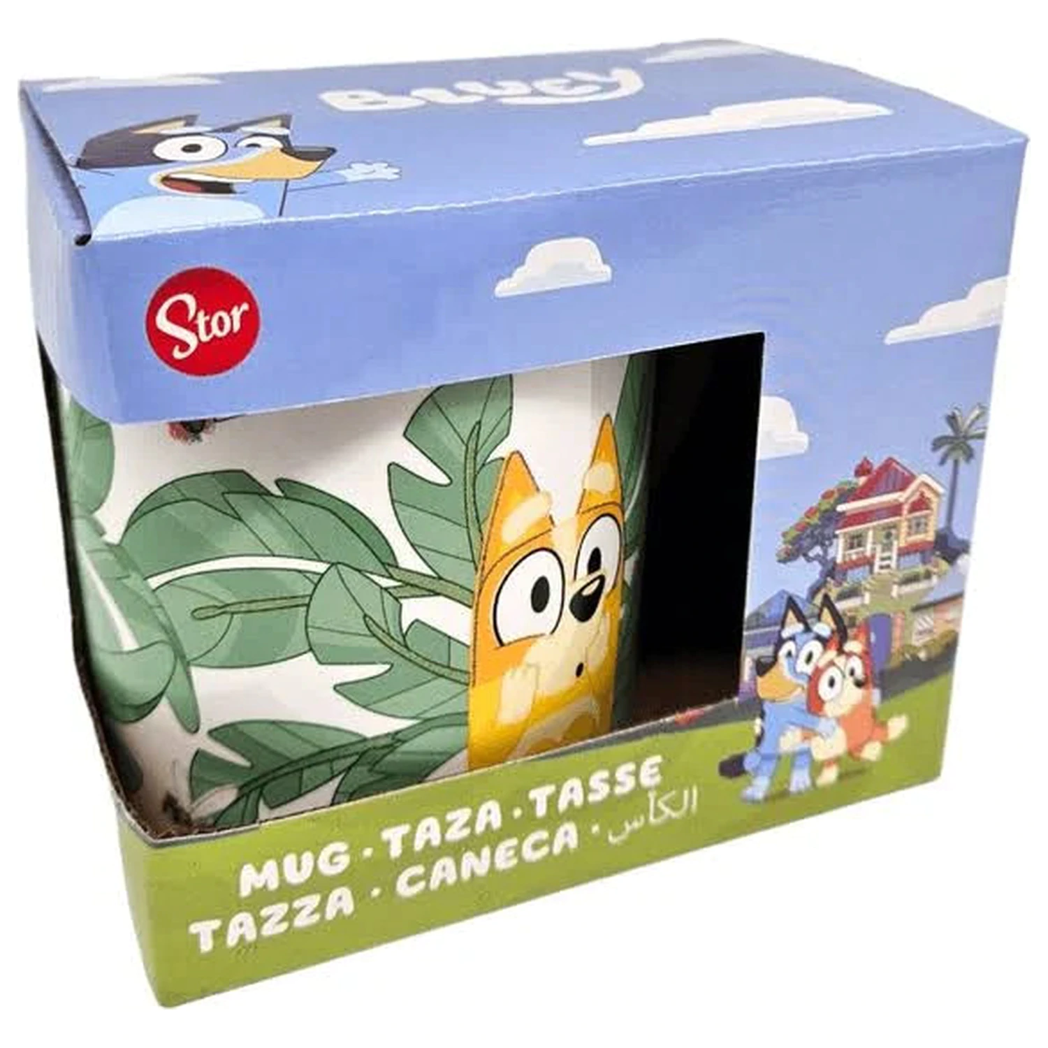 Bluey Leaves hrnček produktová fotografia