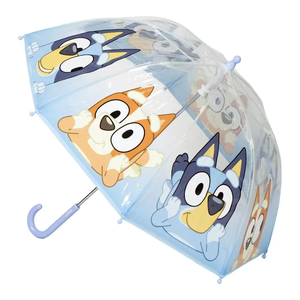 Bluey manuálny bublinový dáždnik produktová fotografia