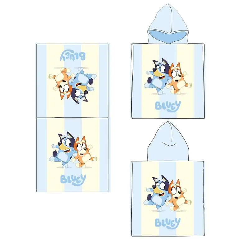 Bluey microfibre pončo plážová osuška produktová fotografia