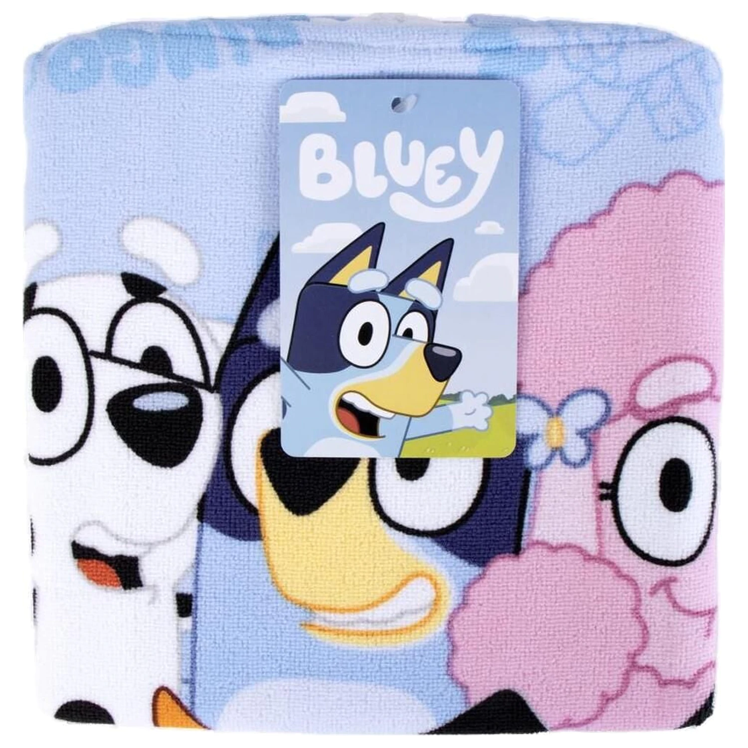 Bluey pončo uterák z mikrovlákna produktová fotografia