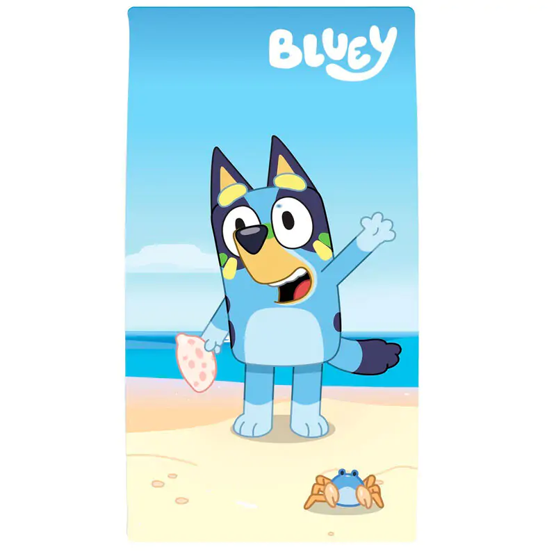 Bluey mikrovláknová plážová osuška produktová fotografia